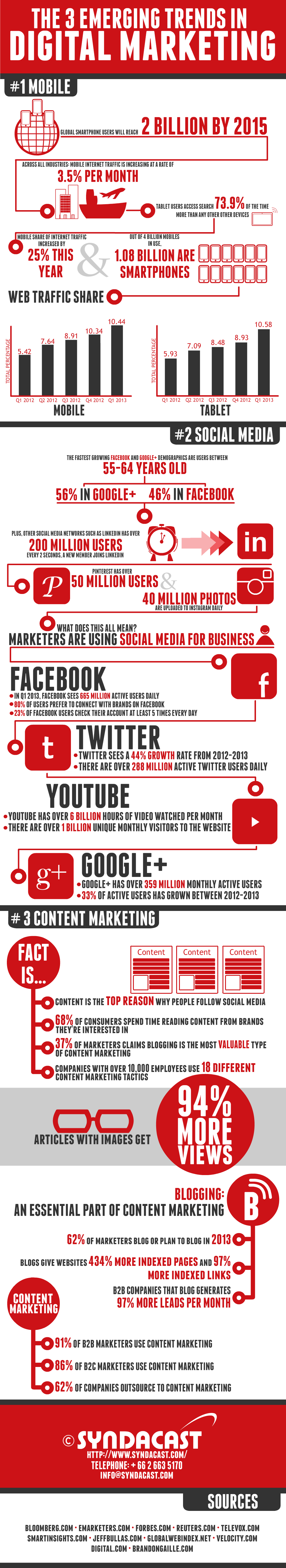 The Digital Marketing Infographic