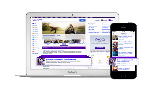 yahoo native advertising